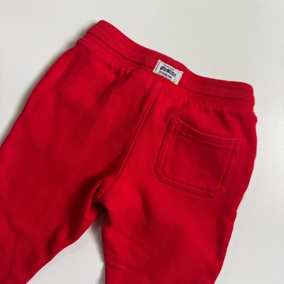 OshKosh B'gosh Red Jogger Sweatpants 3T - Picture 2 of 3